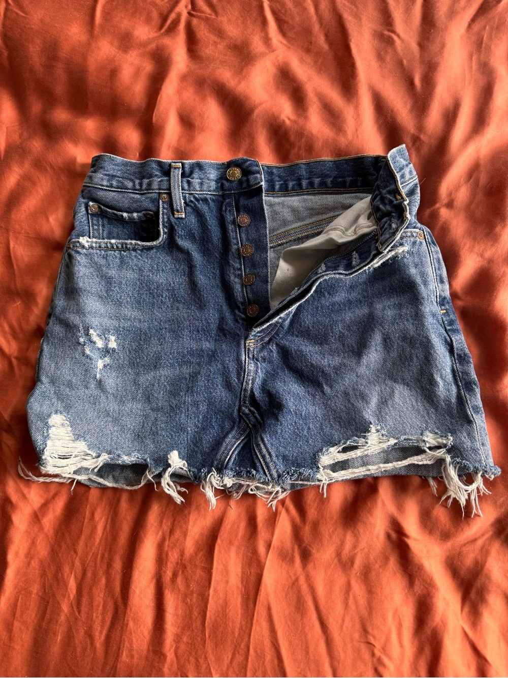 Agolde Denim Mini Skirt